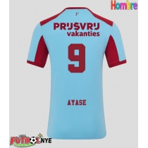 Camiseta Feyenoord Ayase Ueda #9 Tercera Equipación 2025-26 manga corta